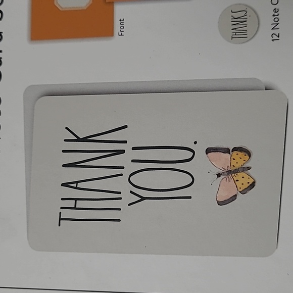 🦋Rae Dunn Thank You Card Set - Picture 4 of 4